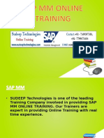 Sap MM Online Course - Sap MM Online Training - Sap Certification Online in USA - INDIA - HYDERABAD
