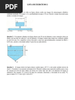 Mecânica dos Fluidos LISTA+DE+EXERCÍCIOS+1