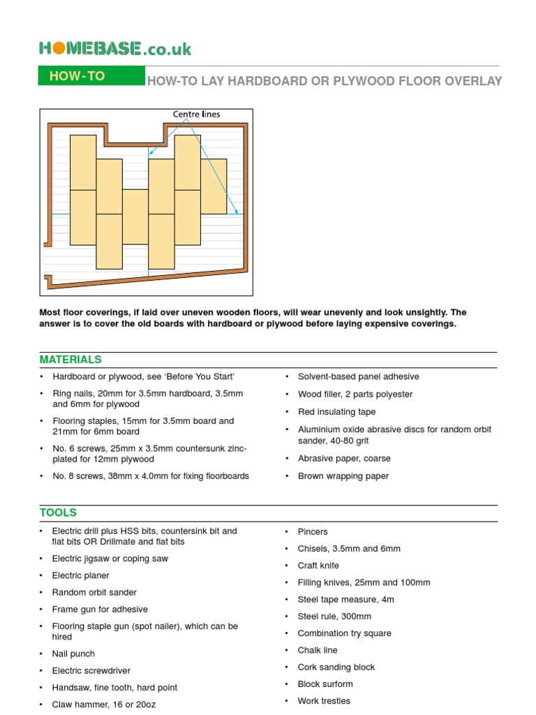 Lay Hardboard Floor Flooring Plywood