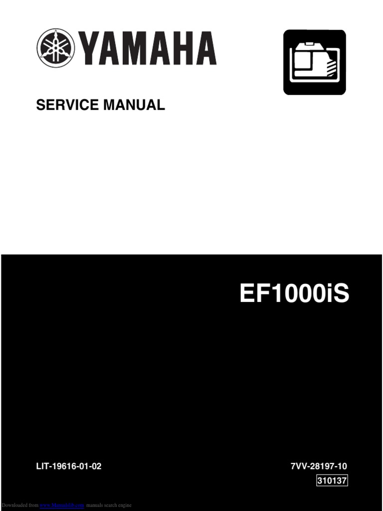 Yamaha Ef1000is Service Manual | PDF | Search Engine Software | Indexes