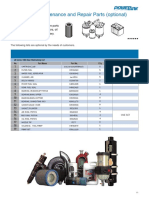 Essential engine parts maintenance list