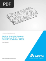 Manual InsightPower SNMP IPv6 For UPS en Us