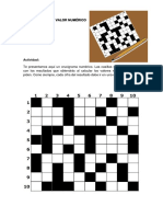 Cruc i Grama Valor Numeric o Alumna Do