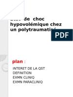 La Clinique Du Choc Hypovolémique.