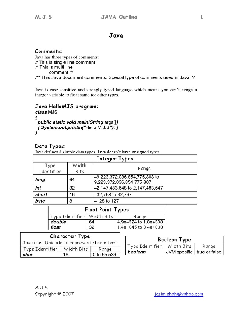 Java Notes (Made From Complete Reference Book) | PDF | Inheritance ...