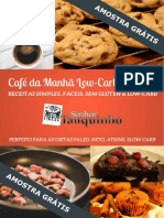 Receitas de Caf Da Manh Low Carb para Emagrecer Feliz AMOSTRA GR TIS 3 v3