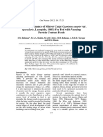 Growth Performance of Mirror Carp (Cyprinus Carpio Var. Specularis, Lacepède, 1803) Fry Fed With Varying Protein Content Feeds