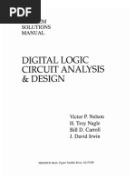 Digital Logic Circuit Analysis and Design ISM by Nelson