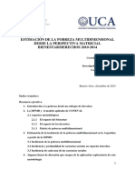 Informe Pobreza Multidimensional