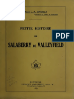 Petite histoire de Salaberry de Valleyfield
