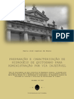 Hidrogéis de Quitosano para Administração Por Via Injetável