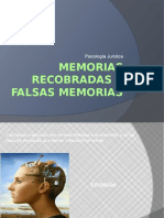 Memorias Recobradas y Falsas Memorias