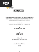 Download Dissertation for Organic Food IBN by Saji Pillai SN32377024 doc pdf