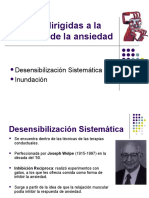 Técnicas de reducción de ansiedad DS e inundación