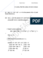 Solved Problems On Taylor Series