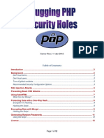Plugging Php Security Holes (12pg, 200kb)