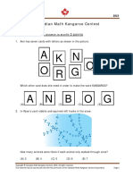 Math Kangaroo Grade 1-2 Questions