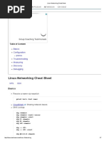 Linux-Networking Cheat Sheet