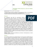 Efecto Del Tipo de Precursor Oxídico Nimo en La Hds de Tiofeno (Nh4) 4 (Nimo6o24h6) - 5h2o vs. Nimoo4.