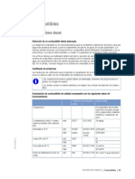 Especificaciones Combustible MTU