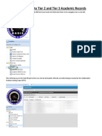 Creating Tier 2 and 3 Academic Records 2 2