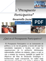 Presupuestto Participativo