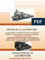 Origen y evolución de la locomotora