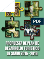 Propuesta de Plan de Desarrollo Turistico de Sañin