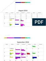 Monthly Calendar - Fall 2016