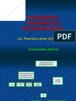 Sociedades anonimas mixtas Bolivia