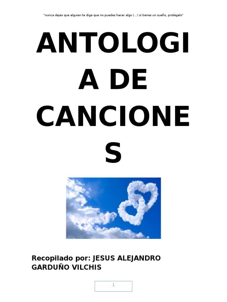 Antologia de Canciones