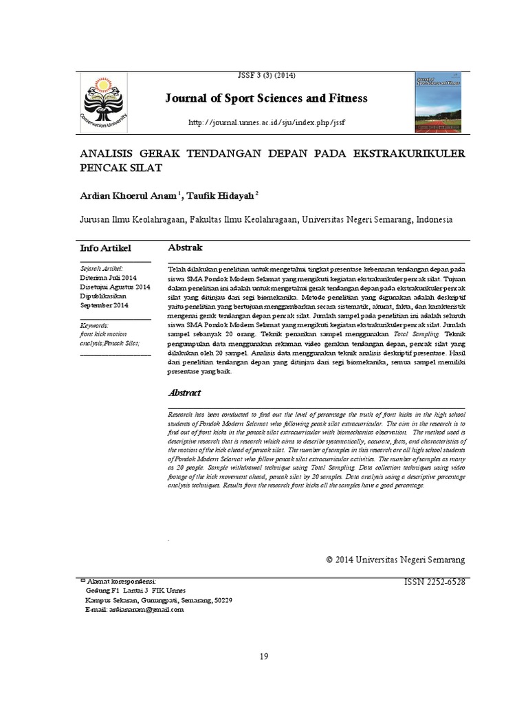 Analysis Pencak Silatpdf Analysis Pencak Silatpdf