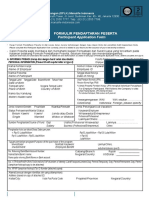 Formulir Pendaftaran Peserta Baru