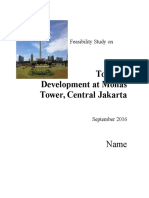 Tourism Development at Monas Tower, Central Jakarta: Feasibility Study On