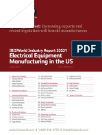 Electrical Equipment Manufacturing in The US Industry Report