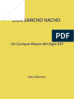 Don Sancho Hacho Cacique Siglo 16 PDF