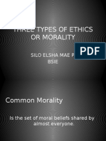 Three Types of Ethics or Morality