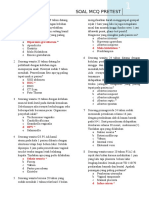 Soal MCQ Pretest