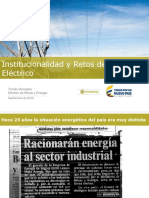 Institucionalidad y Retos Del Sector Eléctrico (Dr. Tomás González)