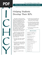 Students Guide to the IEP Helping Students Develop Their IEPs