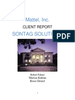 Mattel Client Report