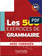 500 exercices de grammaire, А1