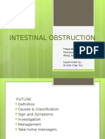 Intestinal Obstruction 