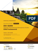 Detail Program - Series 1 ISO 31000 ERM Fundamental - Bali 5-9 Desember 2016