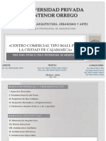 FAUA UPAO Expo Tesis Centro Comercial Tipo Mall para La Ciudad de Cajamarca Autores Bach Arq Roland Quiroz Julio Ramirez PDF