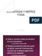 Estrategia y Matriz Foda