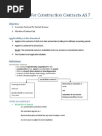 Accounting For Construction Contracts As 7