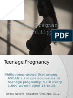 Teenage Pregnancy National Issue