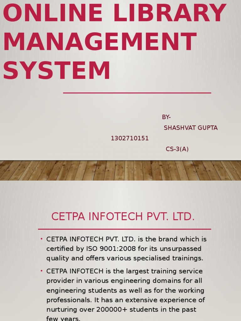 Online Library Management System | PDF | Java Server Pages | Java ...