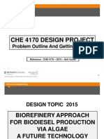 CHE 4170 - Problem Outline